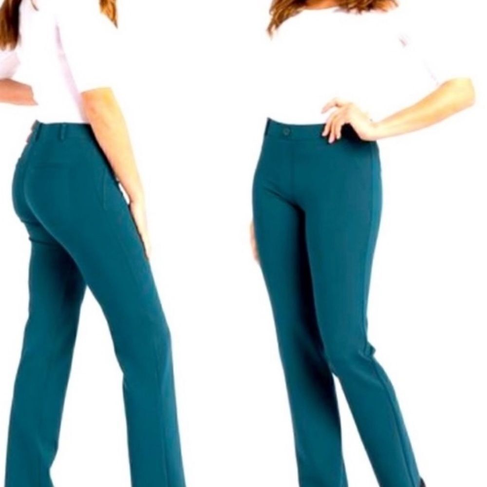 EXCELLENT CONDITION BLUE GREEN BETABRAND MEDIUM LONG DRESS PANT/YOGA PANT
